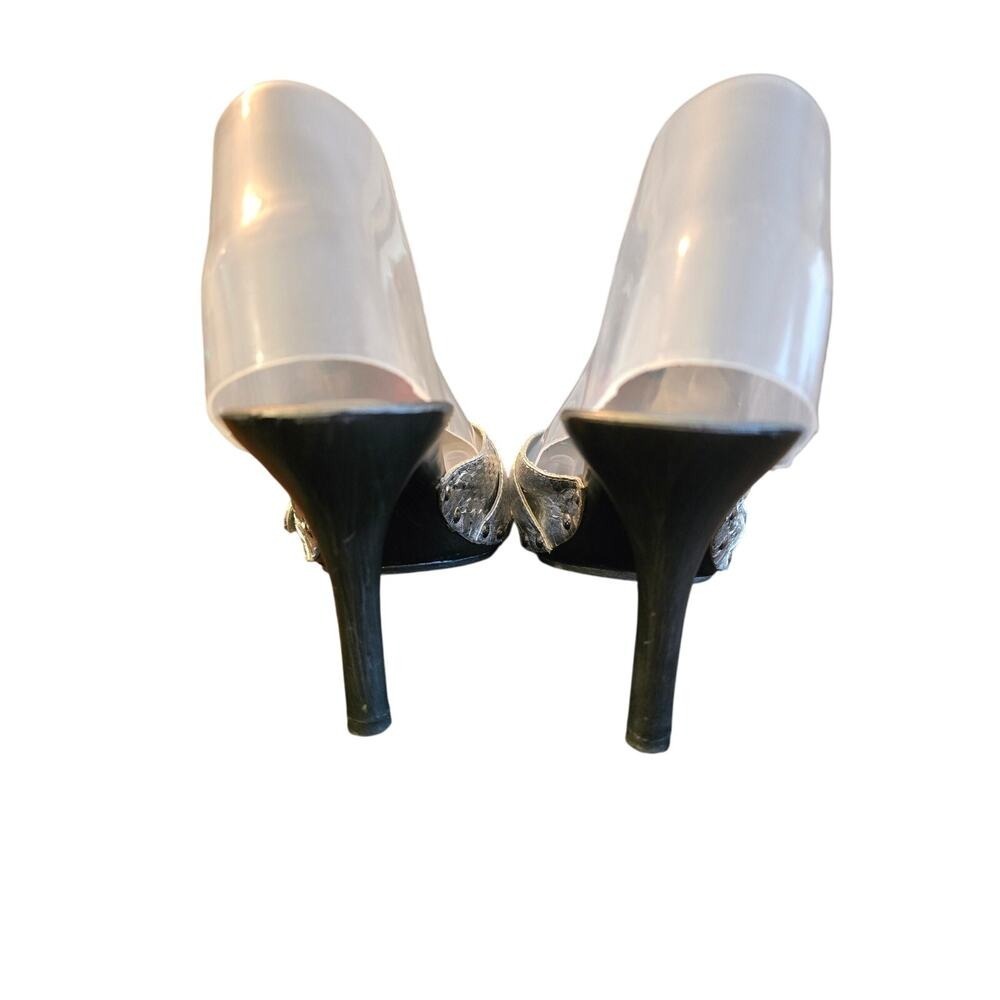 Ballistic Silver Heeled Sandals Sz 10 - Picture 5 of 8